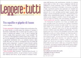 leggi la segnalazione pubblicata sul mensile leggere tutti